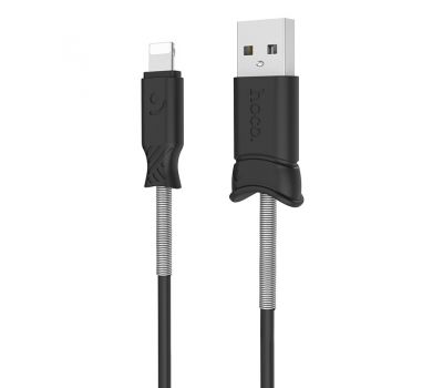 Кабель USB Hoco X24 Lightning 1m чорний