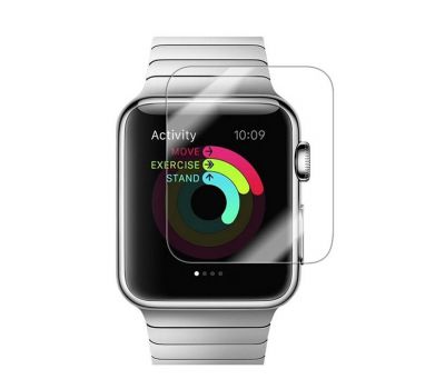 Захисне 3D скло для Apple Watch 40mm Mocolo UV Nano прозоре, клей + лампа