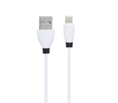 Кабель USB Hoco X27 Excellent Lightning 2.4A 1.2m білий