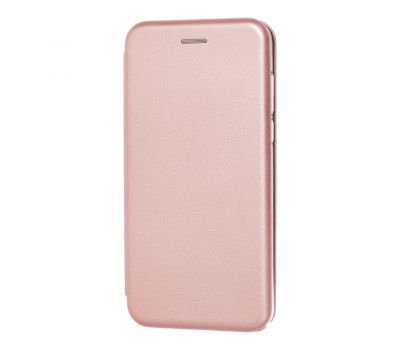 Чохол книжка Premium для Huawei Y7 2018 рожево-золотистий