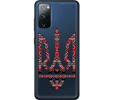 Чохол для Samsung Galaxy S20 (G980) MixCase патріотичні тризуб з червоно-чорни