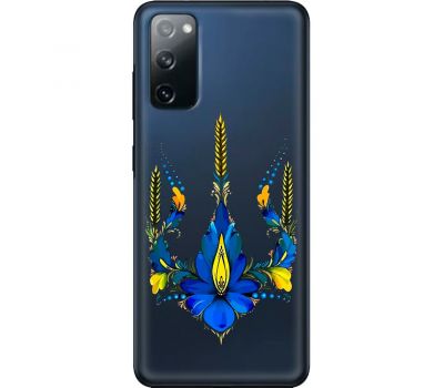 Чохол для Samsung Galaxy S20 (G980) MixCase патріотичні тризуб з квітів