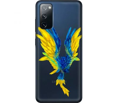 Чохол для Samsung Galaxy S20 (G980) MixCase патріотичні жовто-синій птах