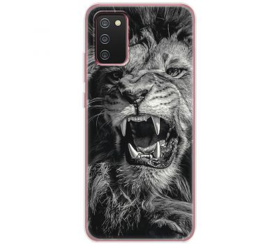 Чохол для Samsung Galaxy A02s (A025) MixCase звірі оскал лева