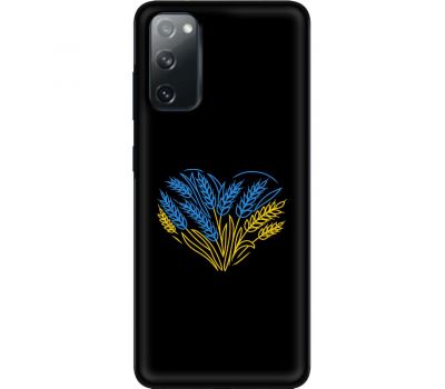 Чохол для Samsung Galaxy S20 (G980)  MixCase патріотичні синьо-жовта пшениця