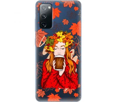 Чохол для Samsung Galaxy S20 (G980) MixCase осінь дівчина з віночком