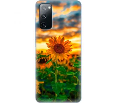 Чохол для Samsung Galaxy S20 (G980) MixCase осінь поле соняшників