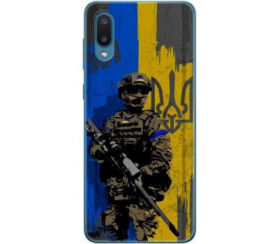 Чохол для Samsung Galaxy A02 (A022) MixCase патріотичні український воїни