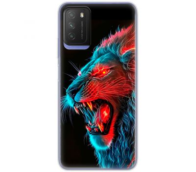 Чохол для Xiaomi Poco M3 MixCase фільми Lion