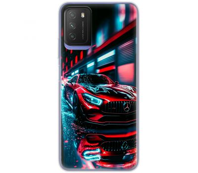 Чохол для Xiaomi Poco M3 MixCase фільми black and red car