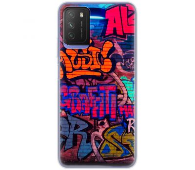 Чохол для Xiaomi Poco M3 MixCase графіті graffiti