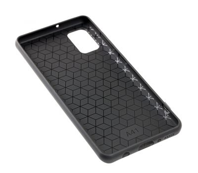 Чохол для Samsung Galaxy A41 (A415) Grid case чорний 3293148