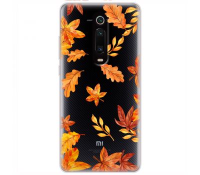Чохол для Xiaomi Mi 9T MixCase осінь осінні листочки