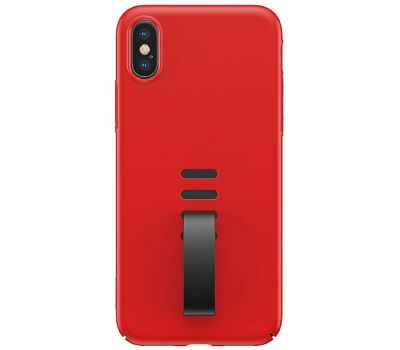 Чохол для iPhone X / Xs Baseus Little Tail Case червоний + чорний 3294610