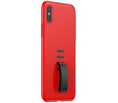 Чохол для iPhone X / Xs Baseus Little Tail Case червоний + чорний 3294611