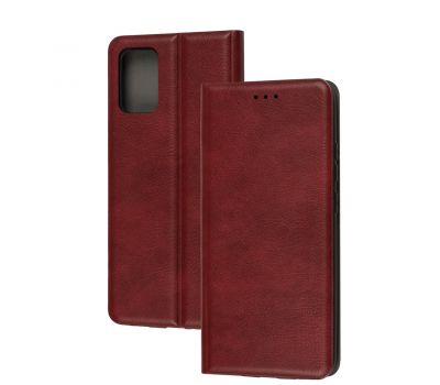 Чохол книжка Premium leather для Samsung Galaxy A02s червоний