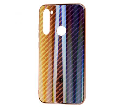 Чохол для Xiaomi Redmi Note 8 Carbon Gradient Hologram золотистий