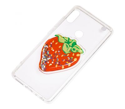 Чохол для Xiaomi Redmi Note 5 / Note 5 Pro рідкі фрукти 3D "полуниця" 3295895