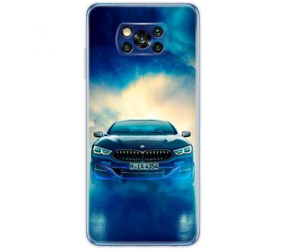 Чохол для Xiaomi Poco X3 / X3 Pro MixCase машини bmw і туман