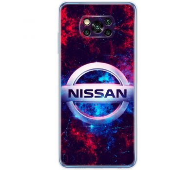 Чохол для Xiaomi Poco X3 / X3 Pro MixCase машини nissan лого