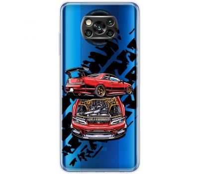 Чохол для Xiaomi Poco X3 / X3 Pro MixCase машини red car