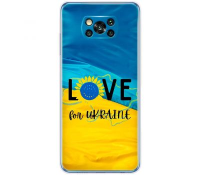 Чохол для Xiaomi Poco X3 / X3 Pro MixCase патріотичні love Ukraine