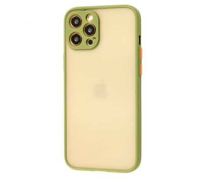 Чохол для iPhone 12 Pro Max LikGus Totu camera protect зелений