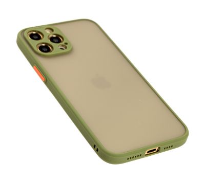 Чохол для iPhone 12 Pro Max LikGus Totu camera protect зелений 3298075