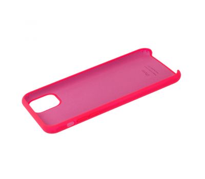 Чохол silicone для iPhone 11 Pro Max case блискучий рожевий 3299604