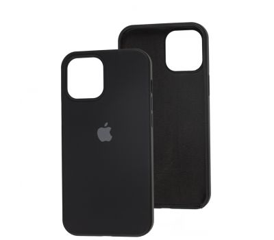 Чохол Silicone для iPhone 12 Pro Max case чорний