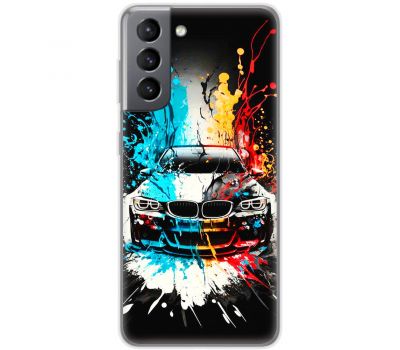 Чохол для Samsung Galaxy S21 FE (G990) MixCase машини mix color bmw