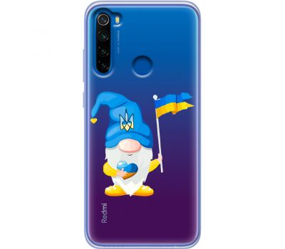 Чохол для Xiaomi Redmi Note 8T MixCase патріотичні гномік з Україною