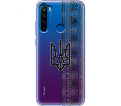 Чохол для Xiaomi Redmi Note 8T MixCase патріотичні орнамент тризуба і вишиванки