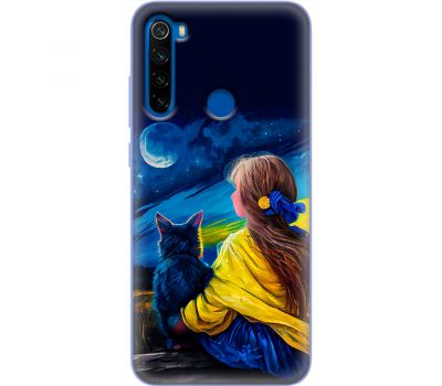 Чохол для Xiaomi Redmi Note 8T MixCase патріотичні зіркова ніч картина