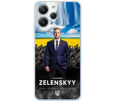 Чохол для Xiaomi Redmi 12 MixCase патріотичні president of Ukraine