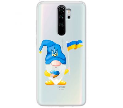 Чохол для Xiaomi Redmi Note 8 Pro MixCase патріотичні гномік з Україною