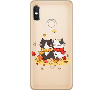Чохол для Xiaomi Redmi Note 5 / 5 Pro MixCase осінь котяча осінь