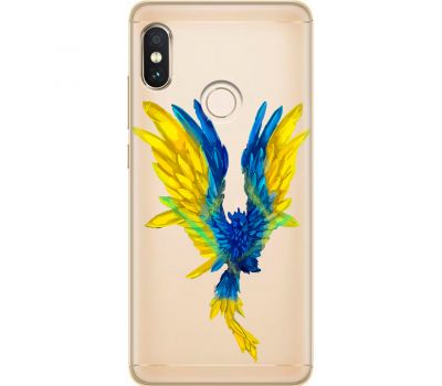 Чохол для Xiaomi Redmi Note 5 / 5 Pro MixCase патріотичні жовто-синій птах