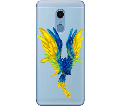 Чохол для Xiaomi Redmi Note 4x MixCase патріотичні жовто-синій птах