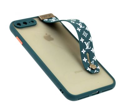 Чохол для iPhone 7 Plus / 8 Plus WristBand LV зелений / білий 3301273