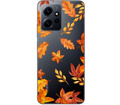 Чохол для Xiaomi Redmi Note 12 4G MixCase осінь осінні листочки