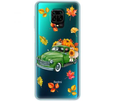 Чохол для Xiaomi Redmi Note 9S / 9 Pro MixCase осінь авто з гарбузами