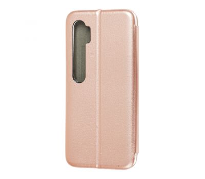 Чохол книжка Premium для Xiaomi Mi Note 10 рожево-золотистий 3305439