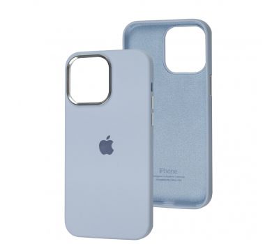 Чохол для iPhone 14 Pro Max New silicone Metal Buttons lilac