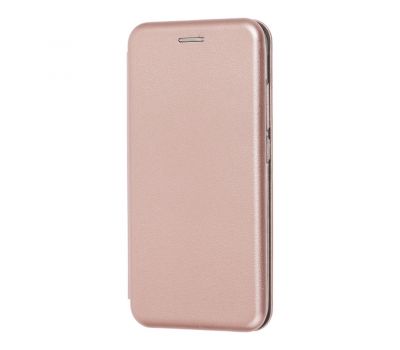 Чохол книжка Premium для Xiaomi Redmi 6A рожево-золотистий