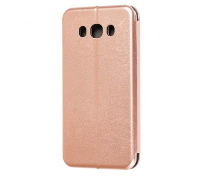 Чохол книжка Premium для Samsung Galaxy J7 2016 (J710) рожево-золотистий 3307179