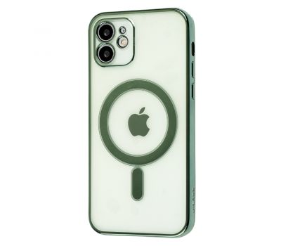 Чохол для iPhone 12 MagSafe J-case темно-зелений