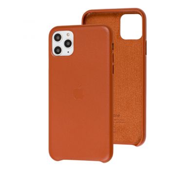Чохол для iPhone 11 Pro Leather case (Leather) saddle brown