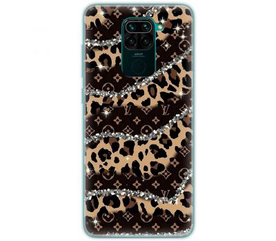 Чохол для Xiaomi Redmi Note 9 MixCase Леопард Louis Vuitton