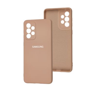 Чохол для Samsung Galaxy A72 Full camera рожевий / pink sand